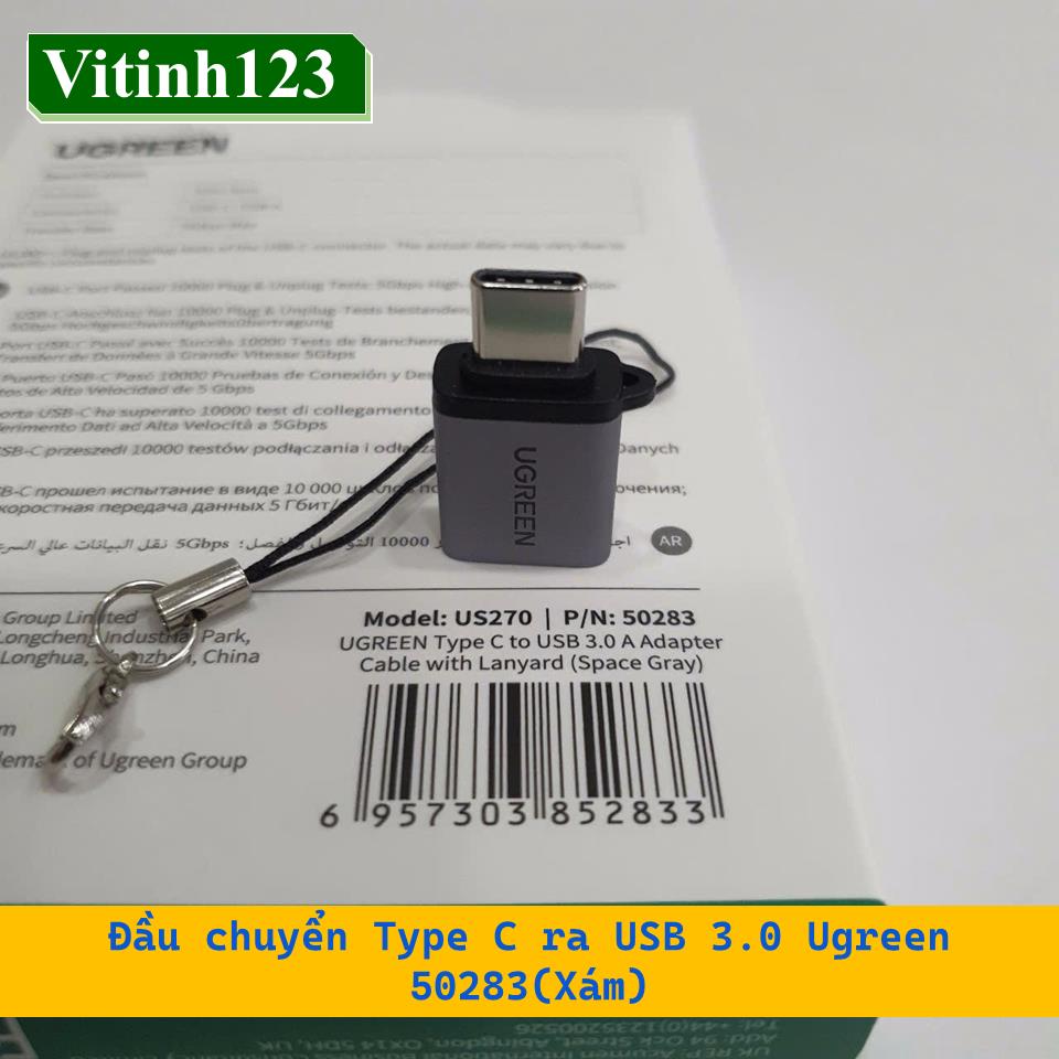 Dau-chuyen-type-c-ra-usb-3.0-ugreen-50283(xam)