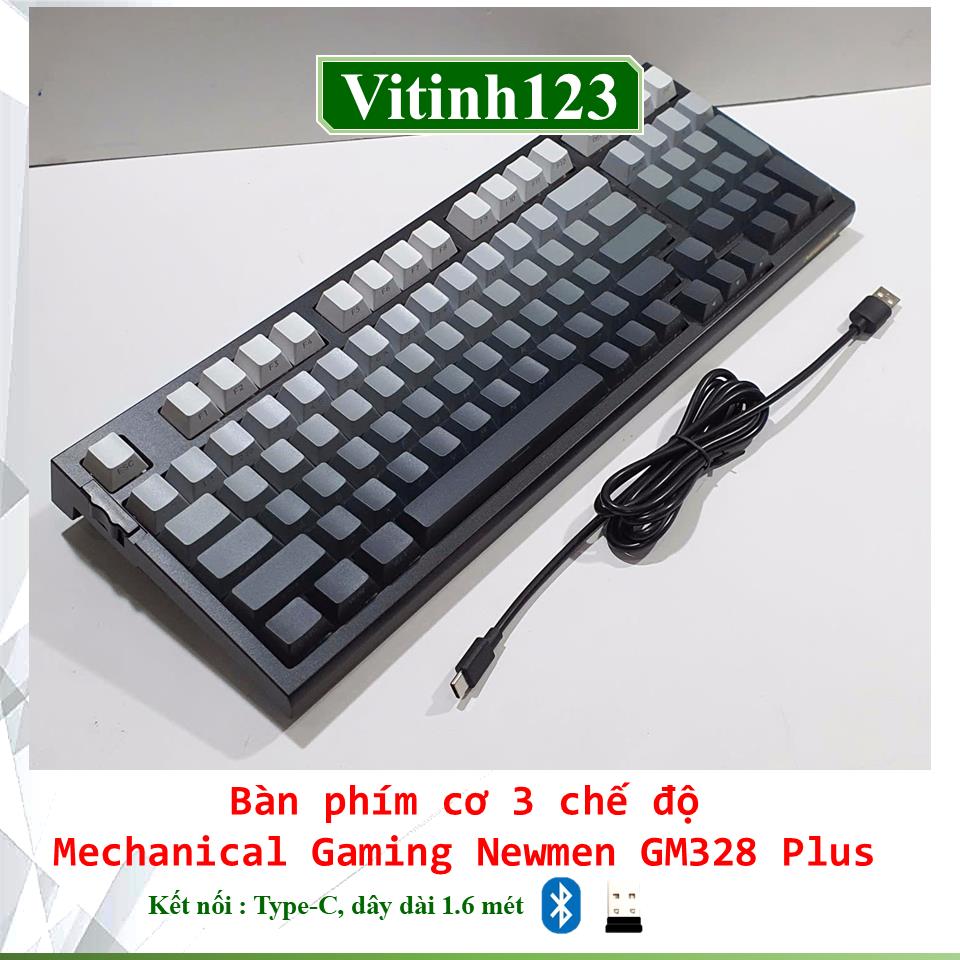 ban-phim-co-3-che-do-mechanical-gaming-newmen-gm328-plus,-gradient-gray