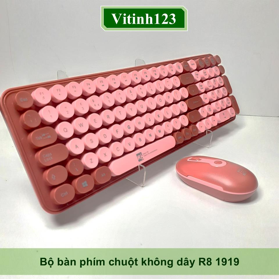 bo-ban-phim-chuot-khong-day-r8-1919-(Do)