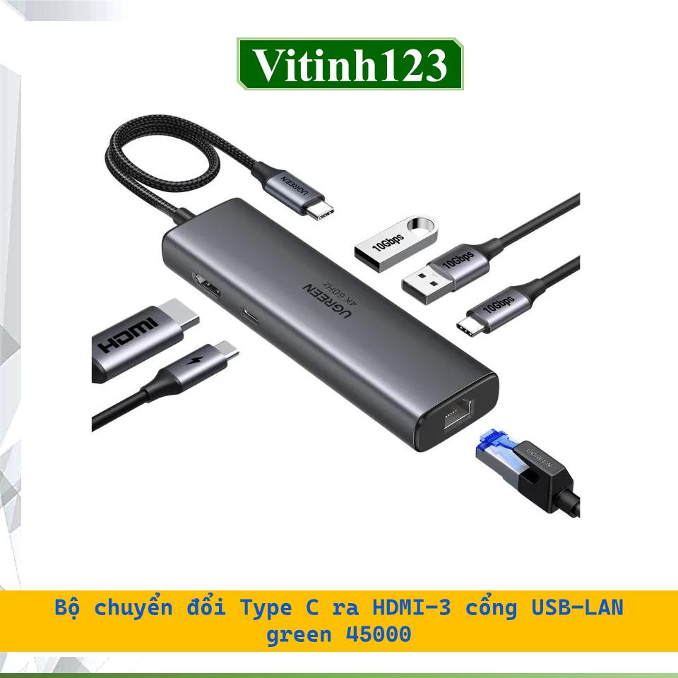 bo-chuyen-doi-type-c-ra-hdmi-3-cong-usb-lan-ugreen-45000
