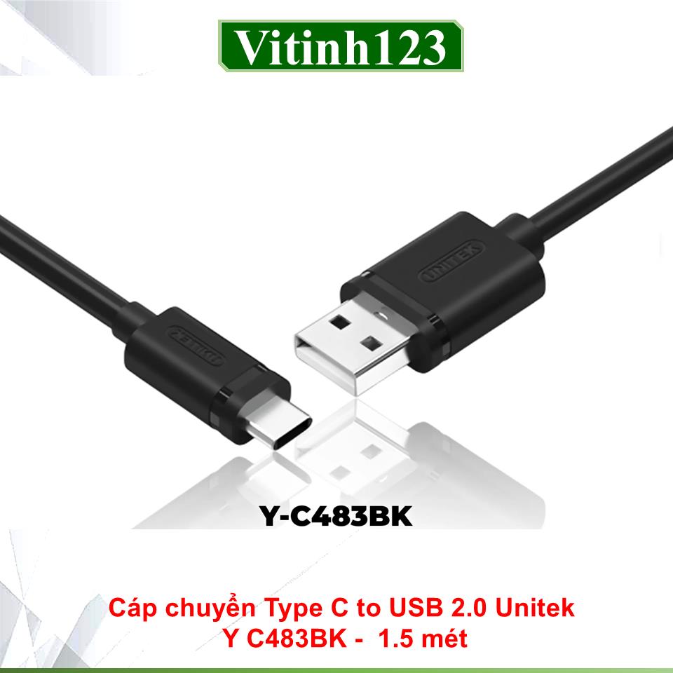 cap-chuyen-type-c-to-usb-2.0-unitek-y-c483bk-1.5-met