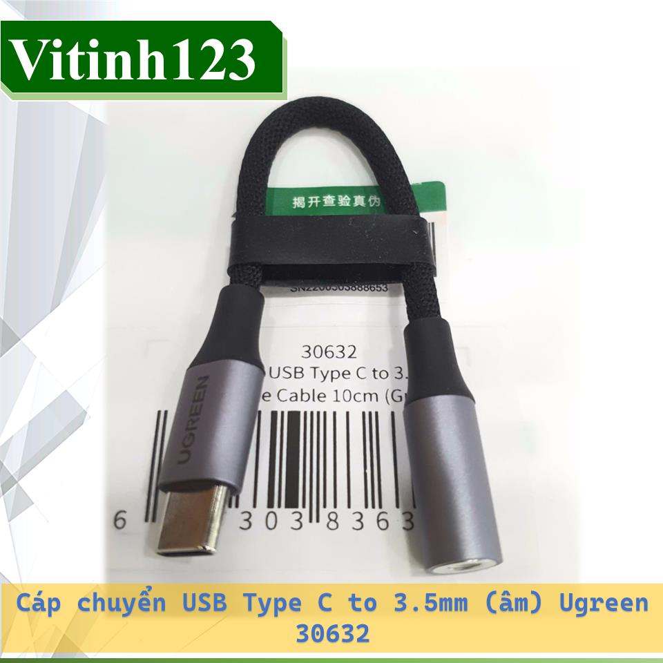 cap-chuyen-usb-type-c-to-3.5mm-(am)-ugreen-30632