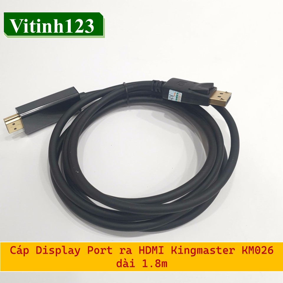 cap-display-port-ra-hdmi-kingmaster-km026-1.8m