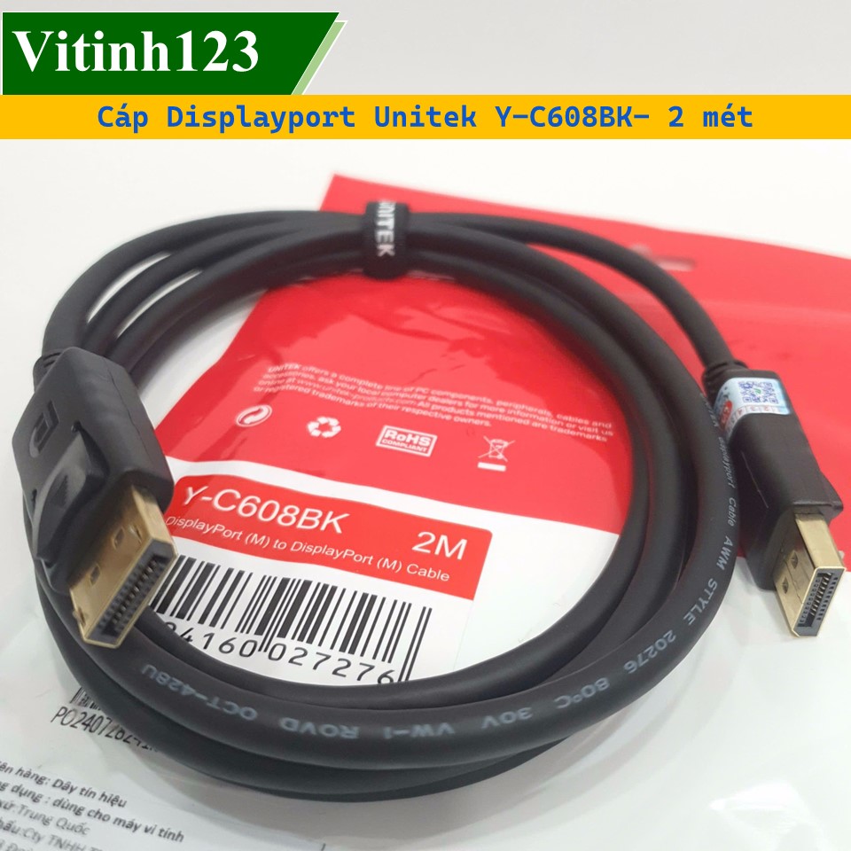 cap-displayport-unitek-y-c608bk-2m