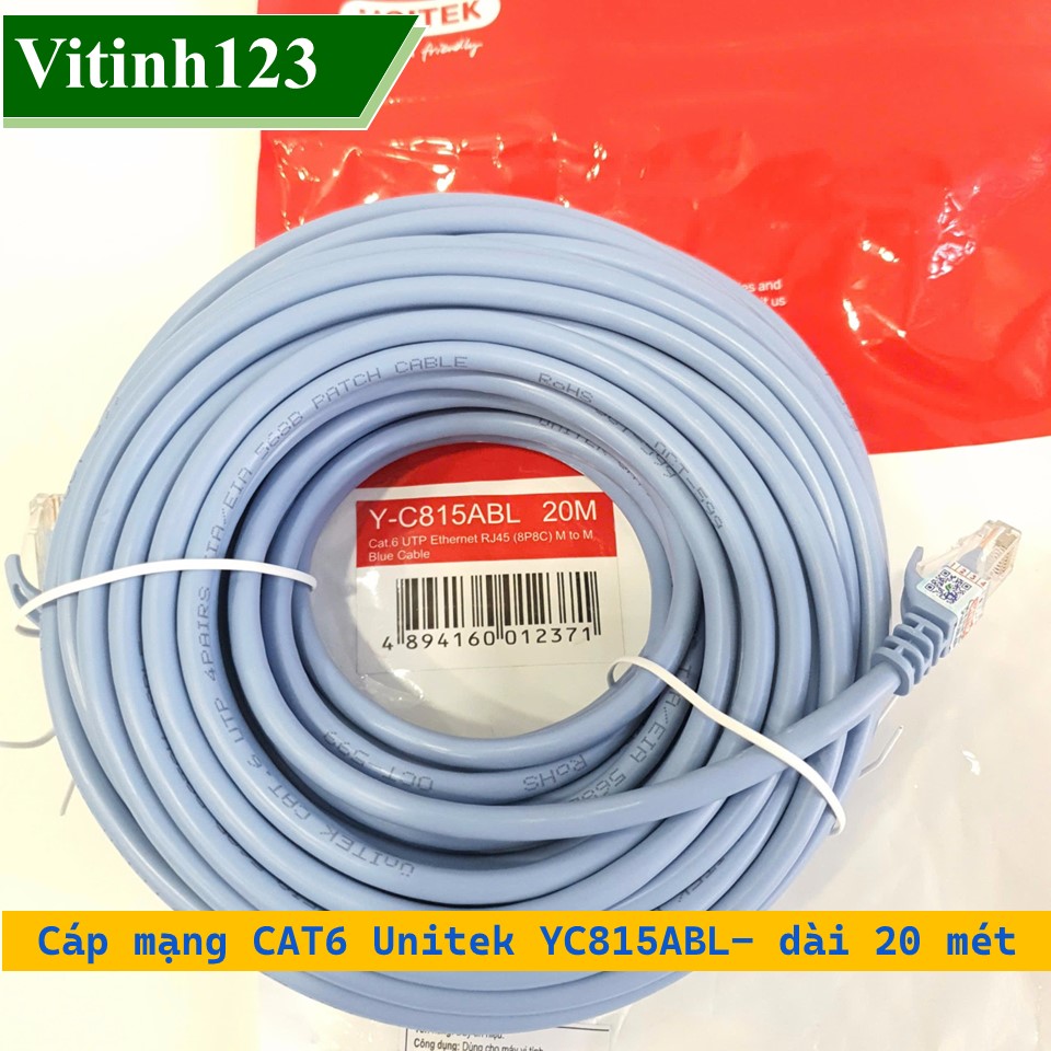 cap-mang-cat6-unitek-yc815abl-20m