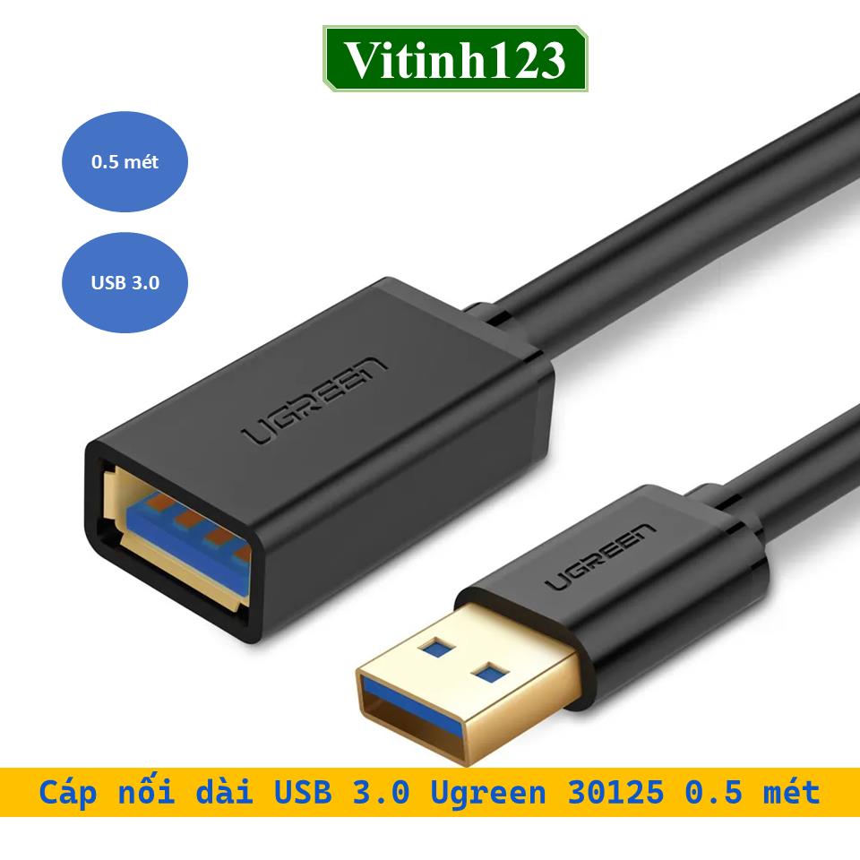 cap-noi-dai-usb-3.0-ugreen-30125-0.5m