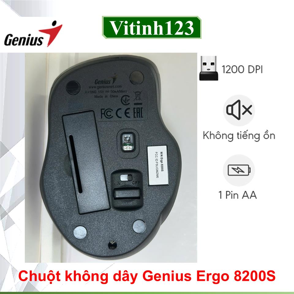 chuot-khong-day-genius-ergo-8200s-(Den)