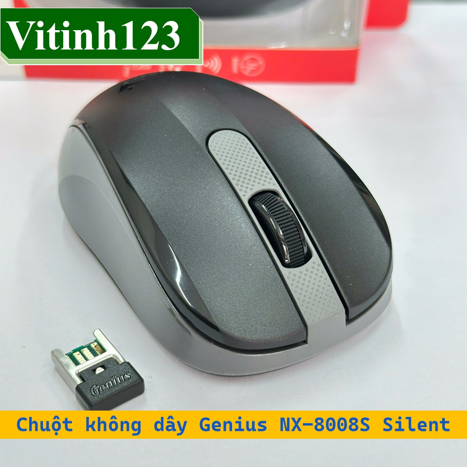 chuot-khong-day-genius-nx-8008s-silent-(Do)