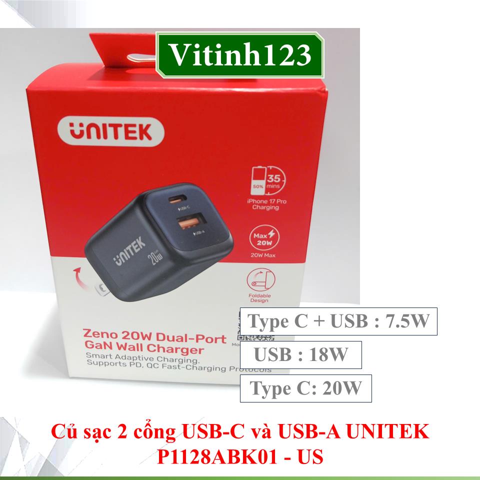 cu-sac-2-cong-usb-c-va-usb-a-gan-unitek-p1128abk01-us-20w