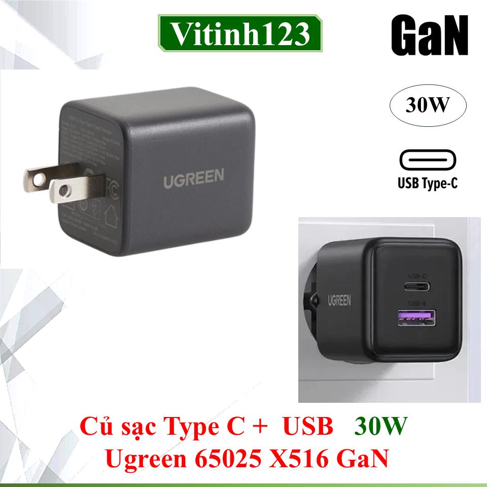 cu-sac-type-c,-usb-30w-ugreen-65025-x516-gan