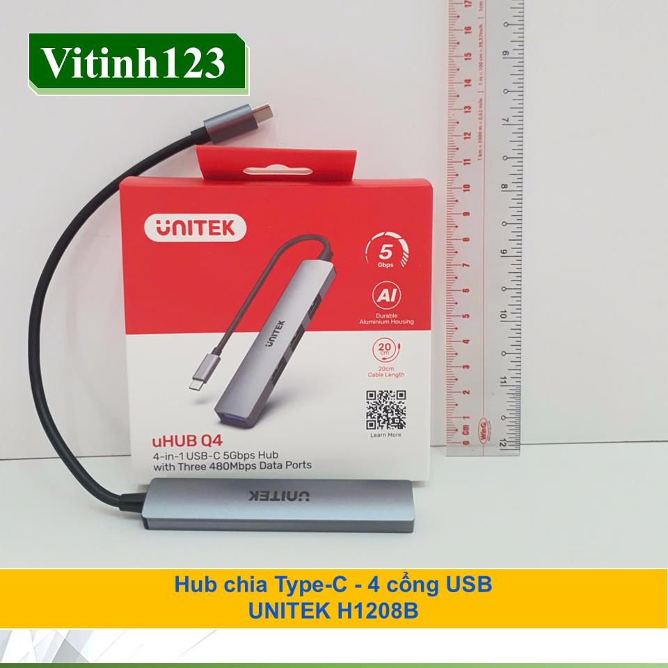 hub-chia-type-c---4-cong-usb-unitek-h1208b