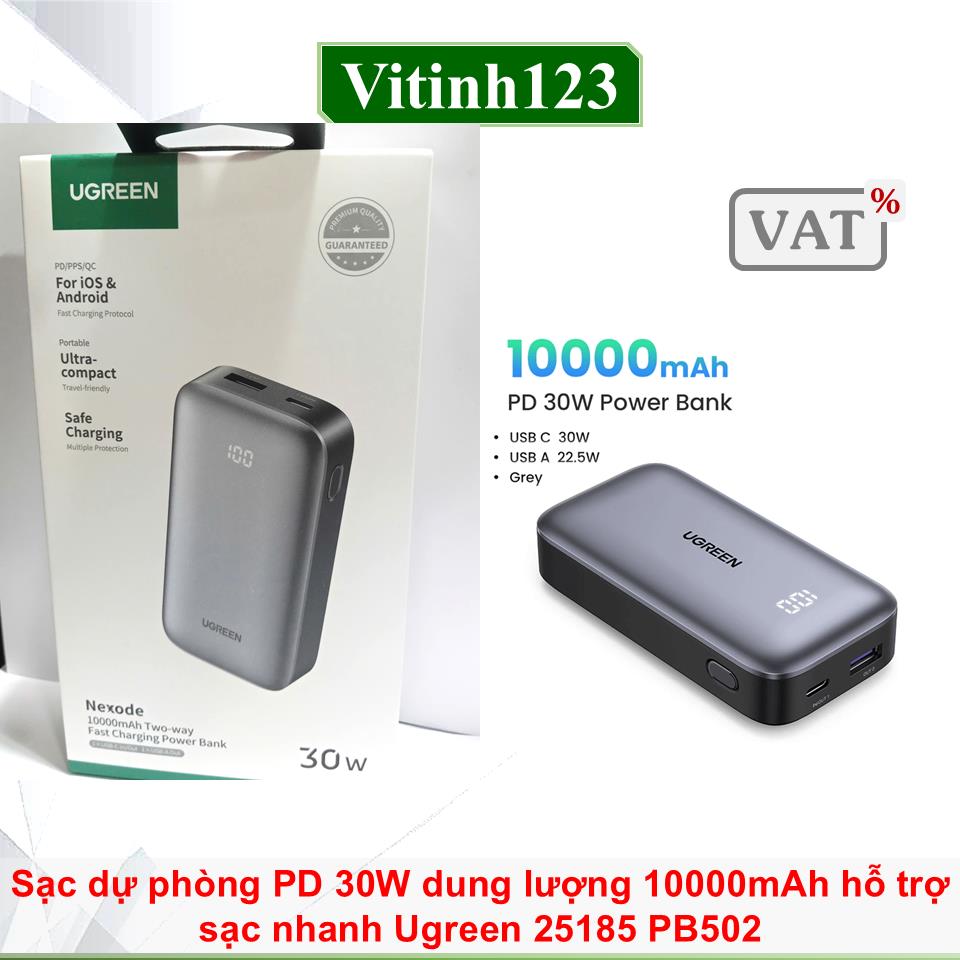 sac-du-phong-pd-30w-dung-luong-10000mah-ho-tro-sac-nhanh-ugreen-25185-pb502
