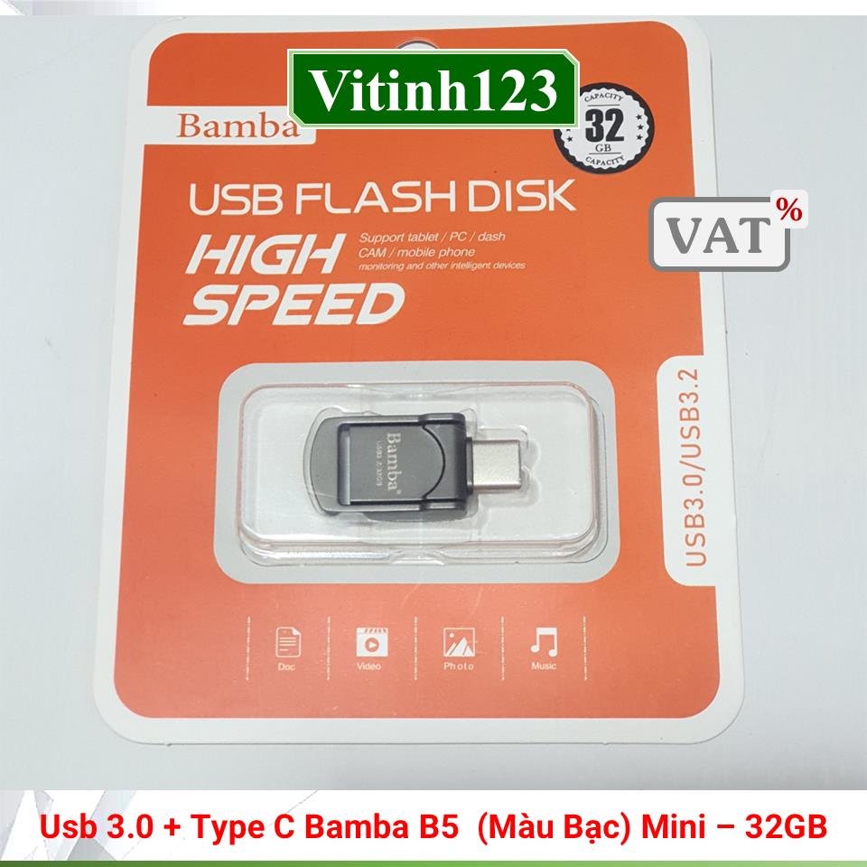 usb-3.0---type-c-bamba-b5-32gb-(mau-xam)-mini